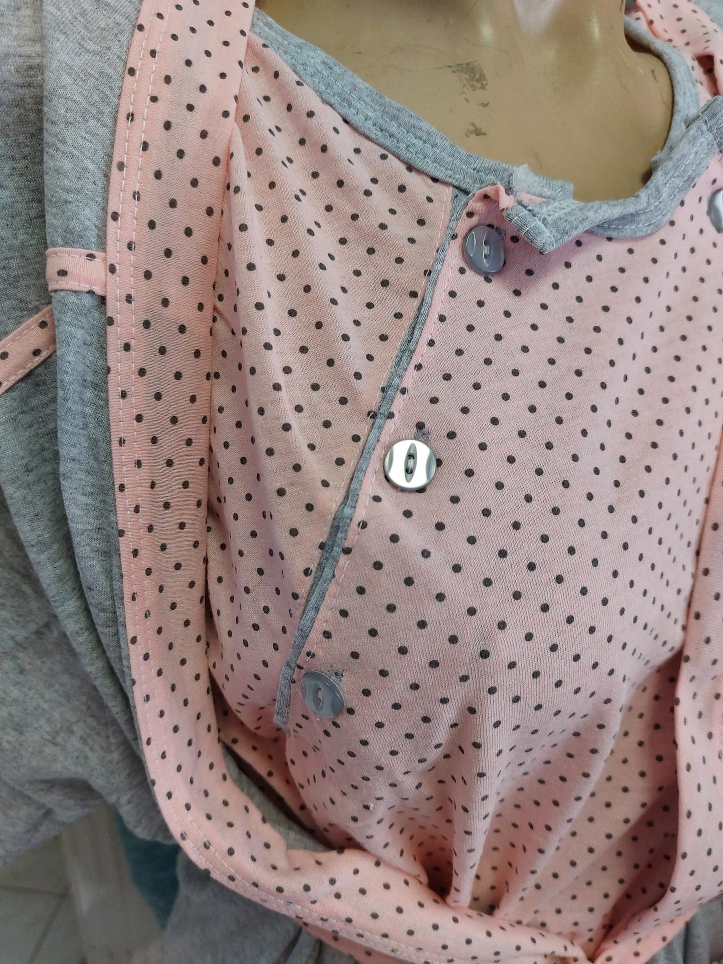 KOMPLET SPAVAĆICA ZA DOJENJE + OGRTAČ