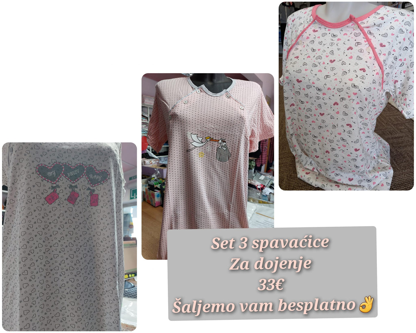 SPAVAĆICE ZA DOJENJE 33€ šaljemo besplatno