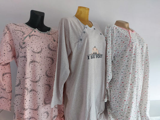 SPAVAĆICE ZA DOJENJE VEČIH VELIČINA 2XL-3XL-4XL - dugačkih rukava